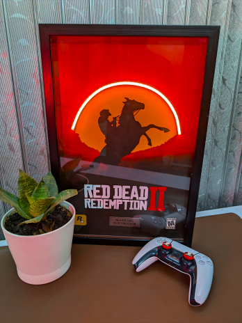 RED DEAD REDEMPTION 2 NEON FRAME